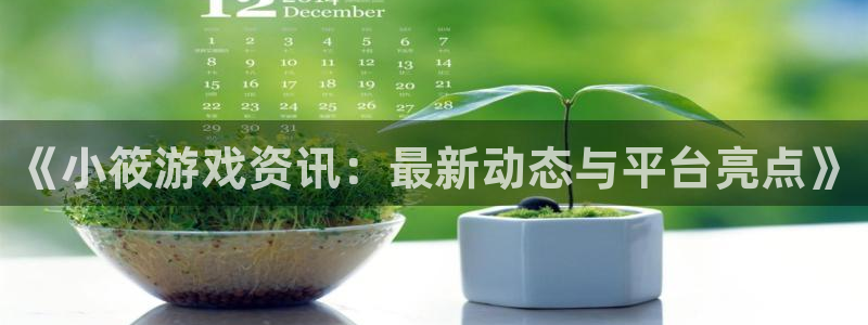 星欧娱乐咨询：《小筱游戏资讯：最新动态与平台亮点》