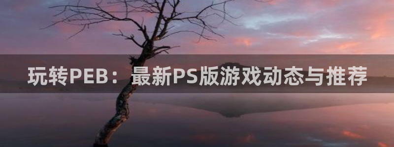 星欧娱乐app下载|下载地址：玩转PEB：最新PS版游戏动态